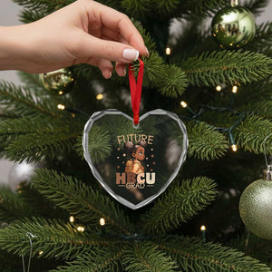 Future HBCU Grad Black Girl Heart Crystal Glass Ornament College Bound Pride Black Excellence Supporters TS02 Print Your Wear