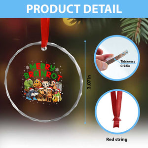 Gen Z Italian Merry Brainrot Christmas Crystal Glass Ornament Meme Holiday Gift TS12 Print Your Wear