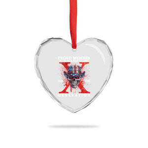 Generation X Skull Heart Crystal Glass Ornament Proud Member Of The F Your Feelings Gen X 1965 1980 TS02 Print Your Wear
