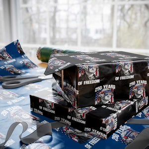 George Washington Founding Father Wrapping Paper Roll 250 Years Of Freedom TS12 Black Print Your Wear