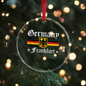 Germany Frankfurt Crystal Glass Ornament Retro Vintage German Flag Tourist Souvenir Gift TS10 Print Your Wear