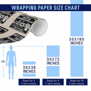 Get The F Out of Minneapolis Wrapping Paper Roll January 8 2026 Reckless in the Streets Protest TS02 Print Your Wear