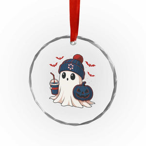 Ghost Halloween Crystal Glass Ornament Retro Patriot Halloween Costume TS10 Print Your Wear