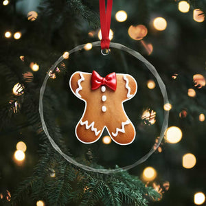 Gingerbread Man Crystal Glass Ornament Christmas Cookie Costume TS10 Print Your Wear