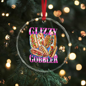 Glizzy Gobbler Hot Dog Meme Crystal Glass Ornament Meme Hilarious Hotdog Glizzy Lovers TS10 Print Your Wear