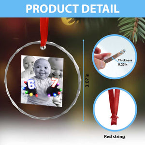 Gloving Niche 67 Ai Baby Meme Crystal Glass Ornament Six Seven Hand Funny Laughing Baby TS10 Print Your Wear