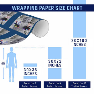Gloving Niche 67 Ai Baby Meme Wrapping Paper Roll Six Seven Hand Funny Laughing Baby TS10 Print Your Wear
