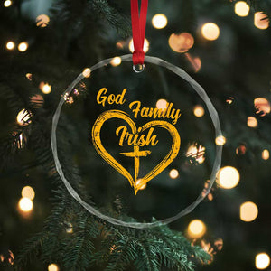 God Family Irish Crystal Glass Ornament Vintage Cross In Heart Christian Notre Dame Game Day TS10 Print Your Wear