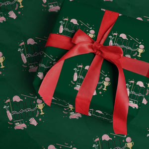 Golf Mom Life Proud Wrapping Paper Roll Sports Lover Gift TS12 Green Print Your Wear