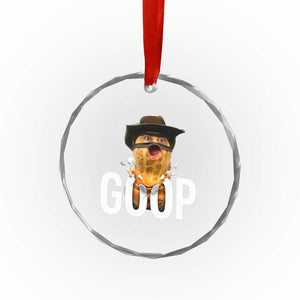 Goop Meme Explosion Crystal Glass Ornament Screaming Peanut Cowboy Brainrot Energy TS02 Print Your Wear