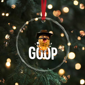 Goop Meme Explosion Crystal Glass Ornament Screaming Peanut Cowboy Brainrot Energy TS02 Print Your Wear