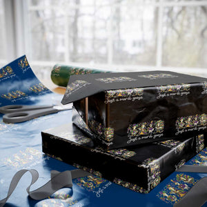 Goose Mardi Gras Wrapping Paper Roll Funny Just A Mardi Goose New Orleans Carnival TS11 Black Print Your Wear