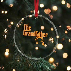 Grandfather Crystal Glass Ornament Funny Grandpa Fathers Day TS10 Print Your Wear