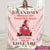 Personalized Blanket Grandma Whenever You Touch This Heart Youll Know We Love You CTM Custom - Printyourwear