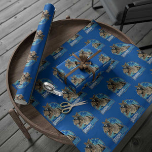 Grandmasaurus Funny Dinosaur Grandma Wrapping Paper Roll Family Matching TS11 Blue Print Your Wear