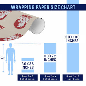 Greenland Resist Wrapping Paper Roll Stand With Greenlanders TS12 Print Your Wear
