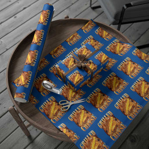 Grilled Cheese Wrapping Paper Roll Food Lover Funny Gag Weird Meme 90s TS11 Blue Print Your Wear