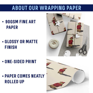 Groundhog Shadow Wrapping Paper Roll Funny Woodchuck Ground Hog Meteorlogy TS02 Print Your Wear
