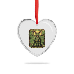 Grunch Road Monster Heart Crystal Glass Ornament Home Of The Grunch Nola Louisiana TS11 Print Your Wear