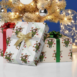 Guinea Pig Master Juggler Wrapping Paper Roll Funny Christmas Cavy Lover Gift TS12 Print Your Wear