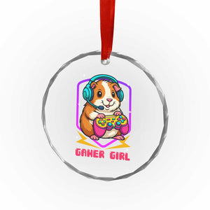 Guinea Pig Video Game Rodent Lover Crystal Glass Ornament Funny Gamers Girl Gift TS12 Print Your Wear