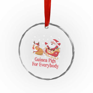 Guinea Pigs For Everybody Crystal Glass Ornament Funny Xmas Gift TS12 Print Your Wear