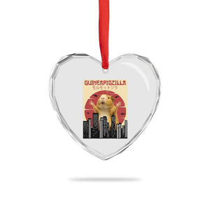 Guineapigzilla Giant Heart Crystal Glass Ornament Funny Guinea Pig Monster Tokyo Japan Gift TS12 Print Your Wear