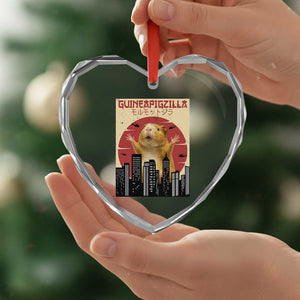 Guineapigzilla Giant Heart Crystal Glass Ornament Funny Guinea Pig Monster Tokyo Japan Gift TS12 Print Your Wear