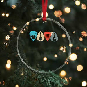 Guitar Pick Crystal Glass Ornament Retro Music Instrument TS10 Print Your Wear