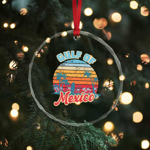 Gulf of Mexico Crystal Glass Ornament Retro Vintage Beach TS10 Print Your Wear