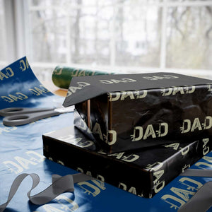 Gun Lover Dad Wrapping Paper Roll Funny Hunter Dad Fathers Day Gift TS12 Black Print Your Wear