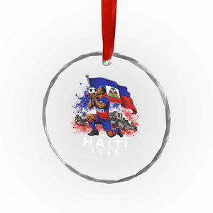Haiti Soccer 2026 Crystal Glass Ornament Haitian World Football Fan Ayiti Lover TS10 Print Your Wear