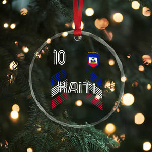 Haiti Soccer Crystal Glass Ornament Haitian Football Fan Pride National Team Support Graphic TS10 Print Your Wear