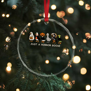 Halloween Funny Goose Crystal Glass Ornament Spooky Season 90s Horror Movie TS10 Print Your Wear