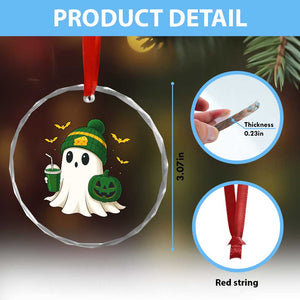 Halloween GB Ghost Crystal Glass Ornament Pumpkin Ghost Costume Cheesehead TS10 Print Your Wear