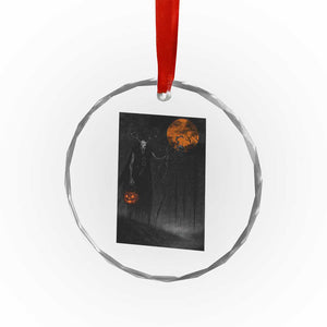 Halloween Wendigo Crystal Glass Ornament Scary Pumpkin Moon TS10 Print Your Wear