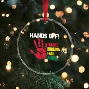 Hands Off Traoré Burkina Faso Africa Crystal Glass Ornament TS02 Print Your Wear