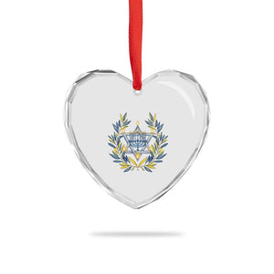 Hanukkah Flower Menorah Star Of David Heart Crystal Glass Ornament Gift For Women TS12 Print Your Wear