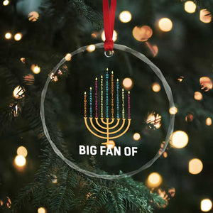 Hanukkah Human Rights Crystal Glass Ornament Big Fan Of Democracy Immigrants And Refugees TS11 Print Your Wear