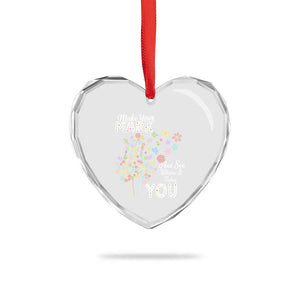 Happy Dot Day Heart Crystal Glass Ornament Make Your Mark And See Where It Takes You