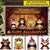 Personalized Halloween Decor Cats Cosplay Happy Hallomeow Doormat CTM Custom - Printyourwear