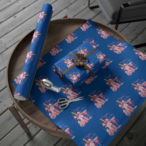 Happy New Year 2026 New Years Eve Party Wrapping Paper Roll Pink Cocktail Disco Ball TS11 Blue Print Your Wear