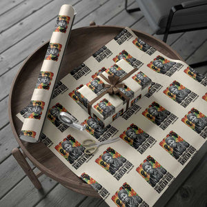 Harriet Tubman Black History Month Wrapping Paper Roll Underground Railroad American Hero History TS14 Beige Print Your Wear