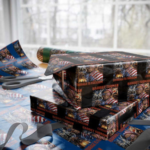 Harriet Tubman Courage Is Freedom Wrapping Paper Roll Black History Gift TS12 Black Print Your Wear