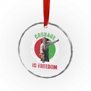 Harriet Tubman Crystal Glass Ornament Courage Is Freedom Black History Hero TS11 Print Your Wear