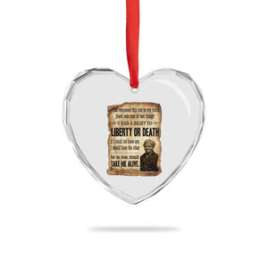Harriet Tubman Heart Crystal Glass Ornament Liberty Or Death Black History Legacy TS12 Print Your Wear