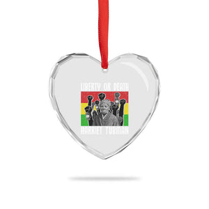 Harriet Tubman Heart Crystal Glass Ornament Liberty Or Death Women Empowerment Quote TS12 Print Your Wear