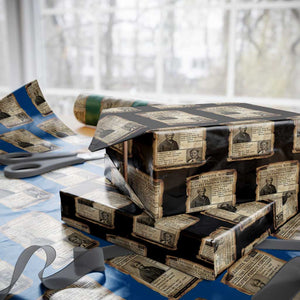 Harriet Tubman Newspaper Wrapping Paper Roll Slavery Freedom Fighter Historical TS12 Black Print Your Wear