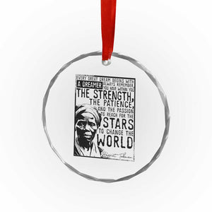 Harriet Tubman Quote Crystal Glass Ornament Black Woman History Activist TS14 Print Your Wear