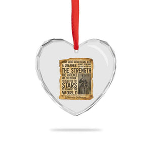Harriet Tubman Quote Heart Crystal Glass Ornament Strength Patience Passion To Change The World TS12 Print Your Wear